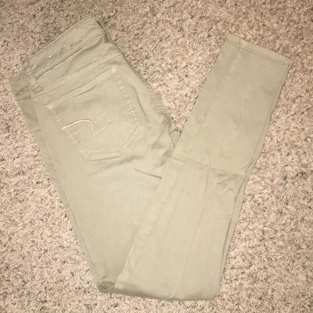 American Eagle beige Jeggings